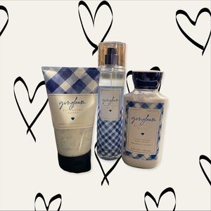 GINGHAM body care set 💙💙💙